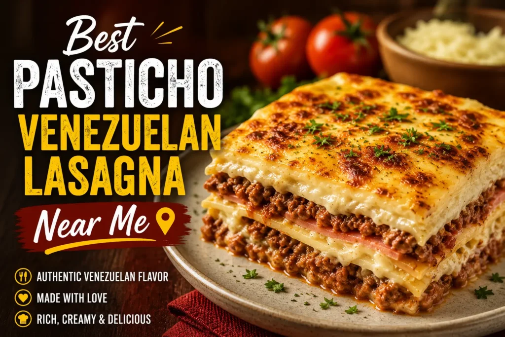 Best Pasticho Venezuelan Lasagna Near Me