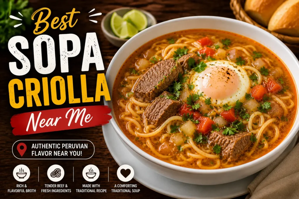 Best Sopa Criolla Near Me