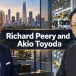 Richard Peery and Akio Toyoda